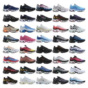 Nike Air Max TN generation men's and women's comfortable air cushion shoes shock-absorbing breathable sports shoes-2346  